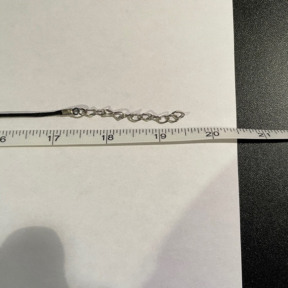 Blown Glass Pendant / Necklace - Gold Colour - Picture 4 of 5